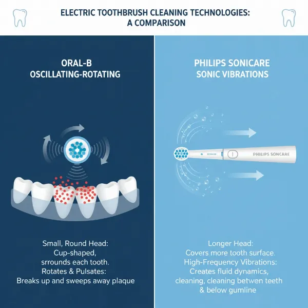 Oral-B vs. Philips Sonicare: Choosing Your Best Electric Toothbrush