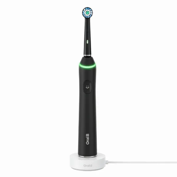 oral-b io series 5 smart electric toothbrush with its unique round brush head