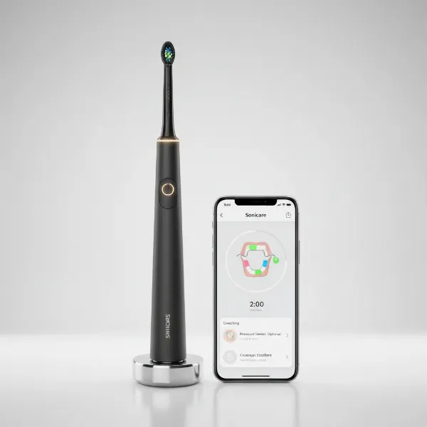 philips sonicare 9900 prestige electric toothbrush with charging base and smart features